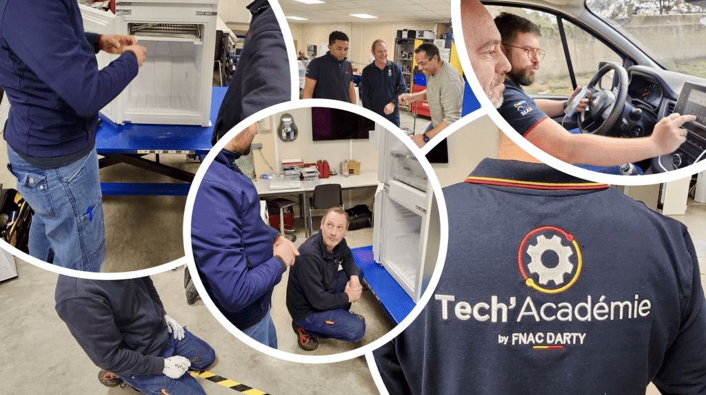 "Suite & Fin" de l'aventure à Domazan pour coacher "sur le terrain" les tuteurs et leurs apprentis SAV FNAC DARTY.