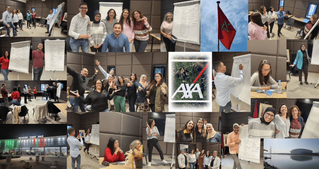 4S accompagne et coach les Unités Managériales AXA SANTÉ MAROC à RABAT.
