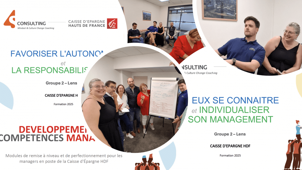 4S Consulting a le plaisir d’accompagner et de former les managers de la Caisse d'Epargne Hauts de France (Groupe BPCE).