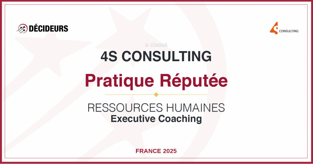 Breaking news - part 3 | 4S Consulting reconnu 5X en 2025 !