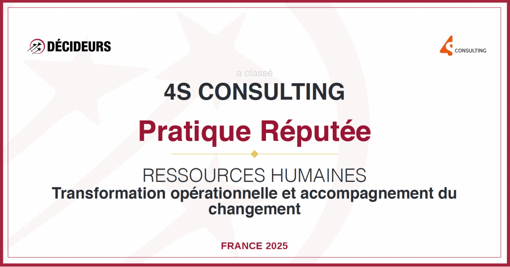 Breaking news - part 1 | 4S Consulting reconnu 5X en 2025 !