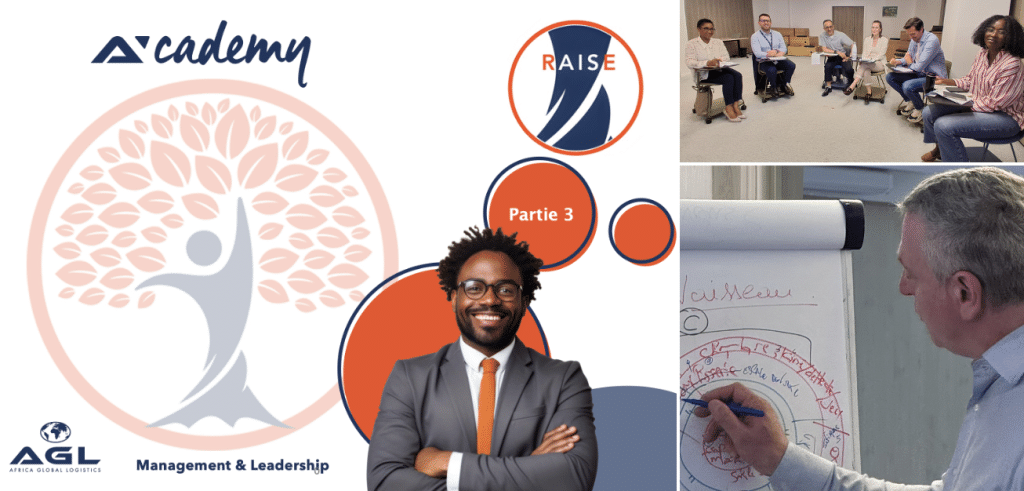 Premier groupe formé (post pilote) sur le parcours RAISE chez Africa Global Logistics !